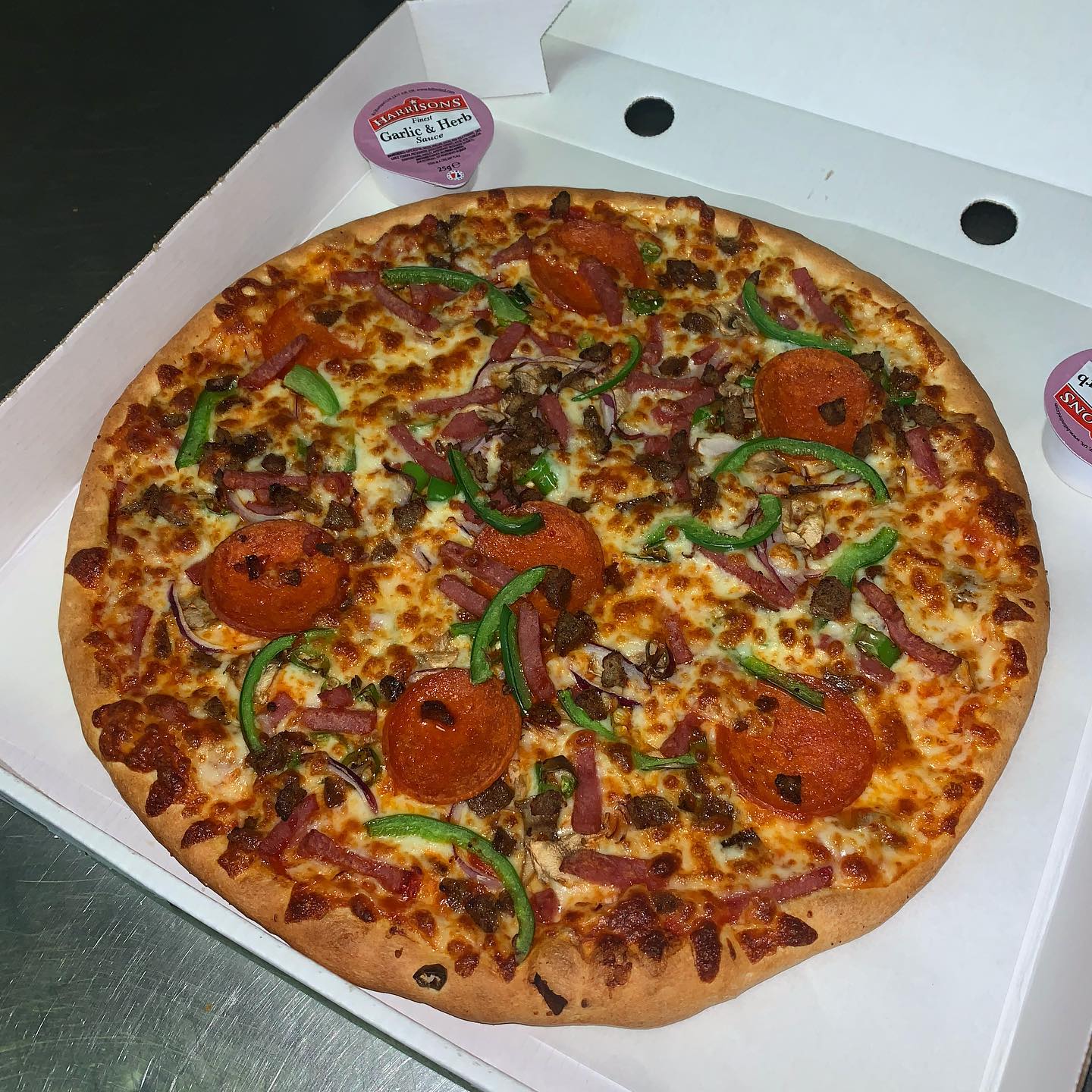 Freshly baked pizza from Pablo's Pizza Barking